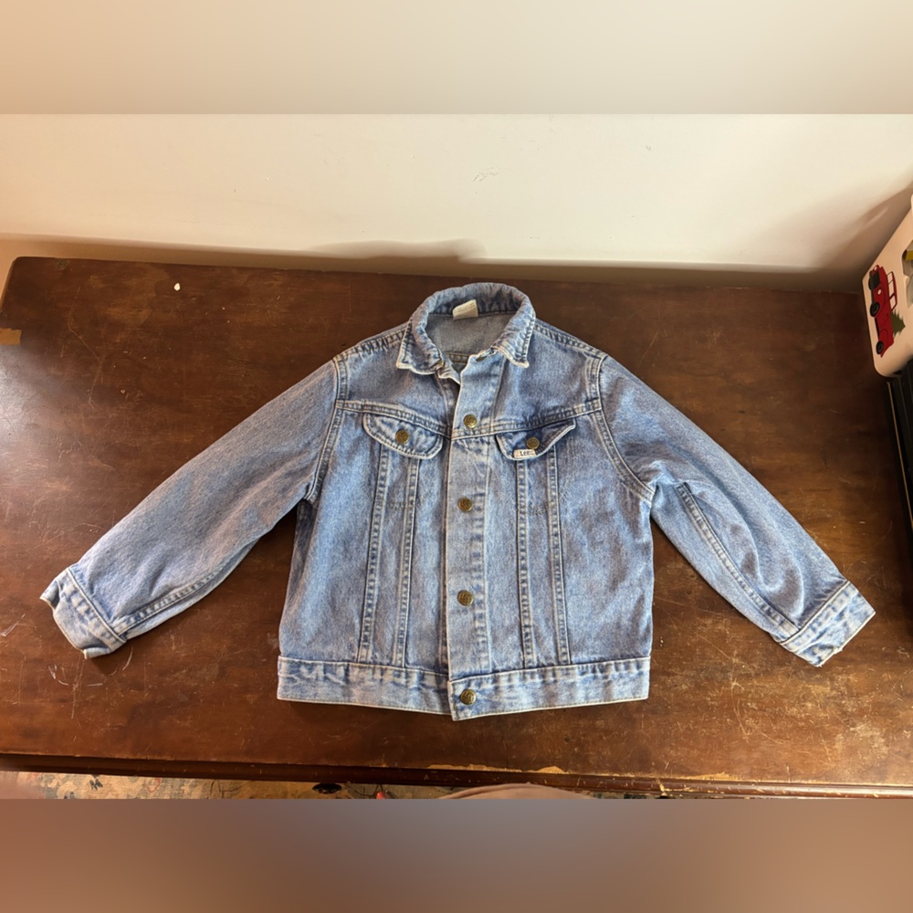 Kids Denim Jacket Lee riders vintage 1980/1990 size 10 large clean